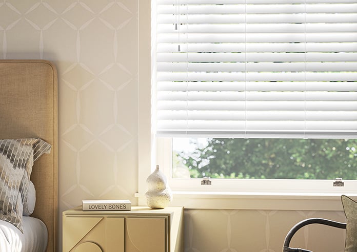Ecowood, Emperor White Satin - Motorised Venetian Blind - Image 5